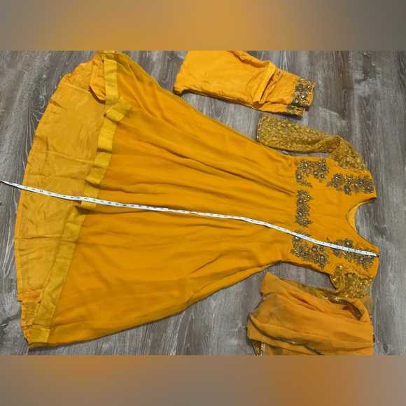 🐘 Hi-Lo 3 pc Anarkali Set - Picture 6 of 10